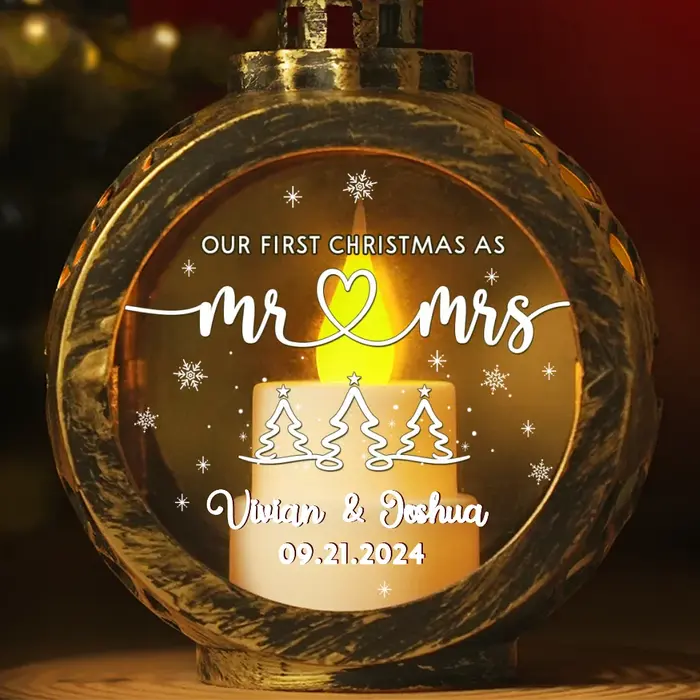 Made-to-Order Our First Christmas Is The Sweetest Gift Of All ~ Christmas Gift For Husband Wife, Anniversary, First Christmas - Image 2