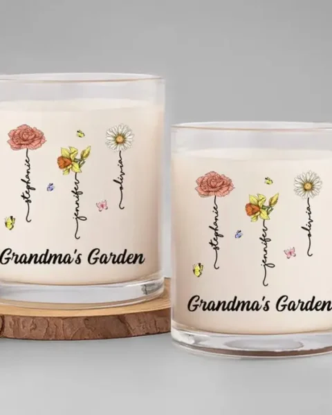 Custom-Made My Grandma's Favorite Garden - Gift For Mom, Grandma