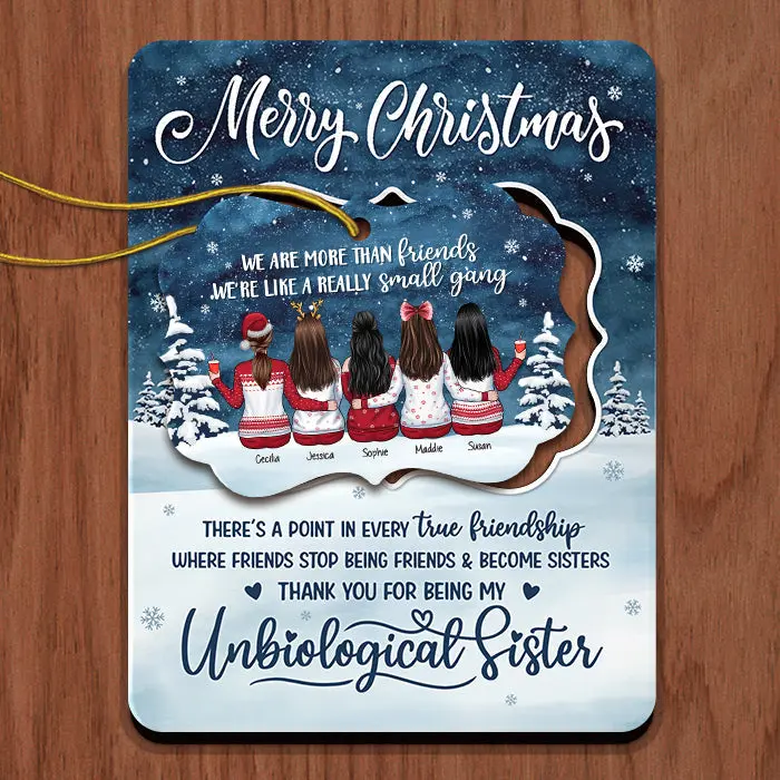 Personalized Friends Stop Being Friends & Become Sisters ~ Gift For Bestie, Best Friend, Sister, Birthday Gift For Bestie And Friend, Christmas Gift