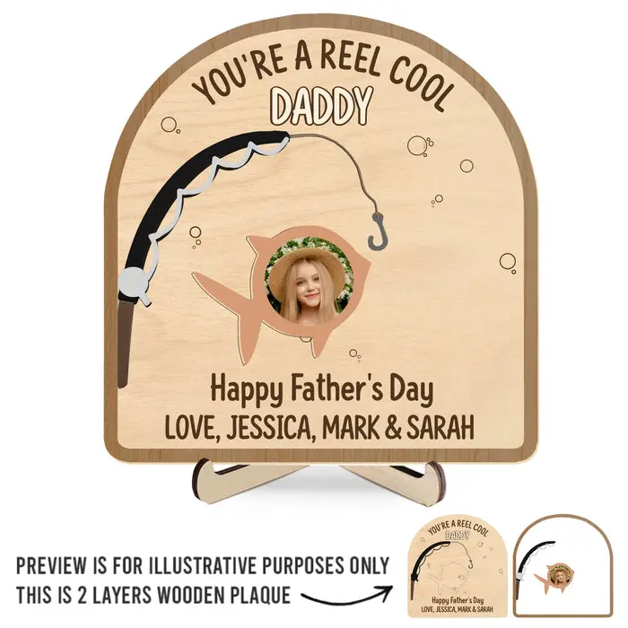 Made-to-Order Photo You’re A Reel Keeper ~ Father's Day, Gift For Dad, Grandpa, Fishing Lovers, Fishermen - Image 2