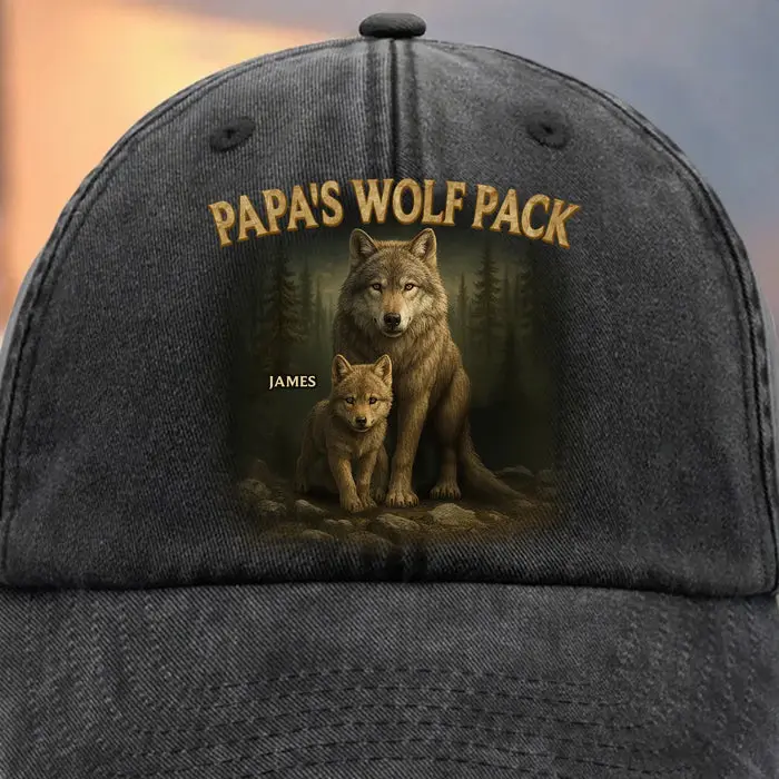 Made-to-Order Photo Vintage Washed Denim Baseball Cap ~ Loyal Hearts In One Pack - Image 2