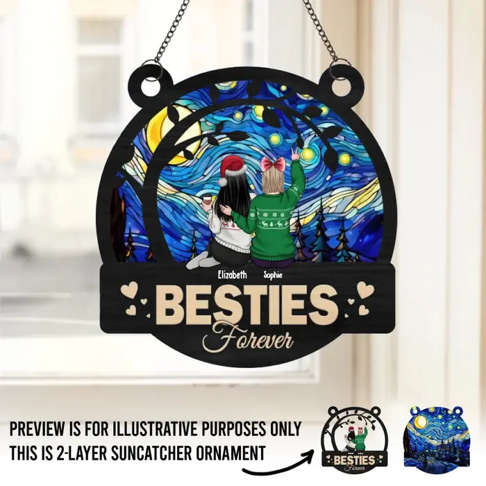 Bespoke Friends Are Relatives You Make For Yourself | Christmas Gift For Best Friends, BFF, Sisters - Image 2