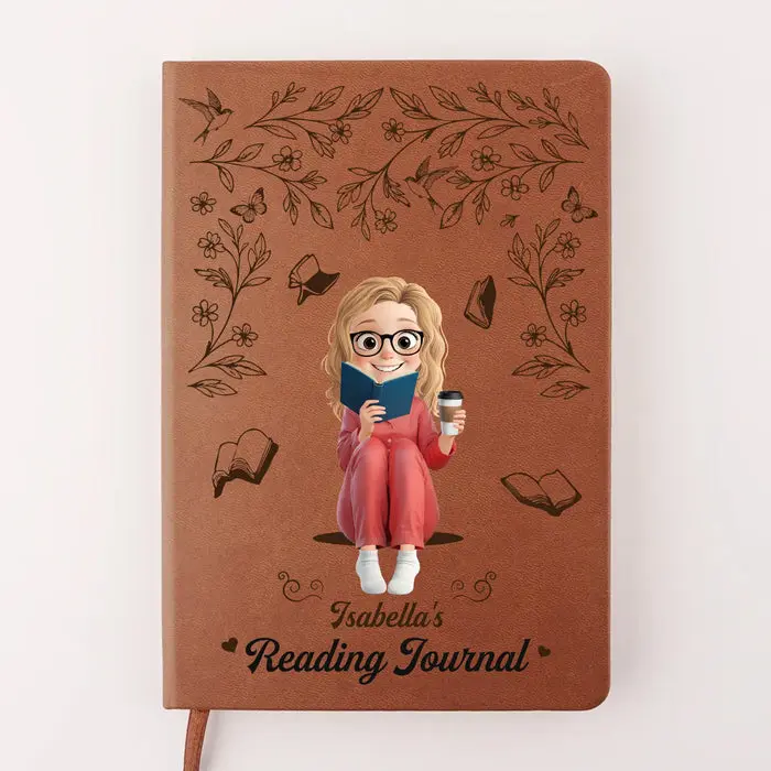 Personalized Leather Journal | Collecting Bookish Moments - Image 2