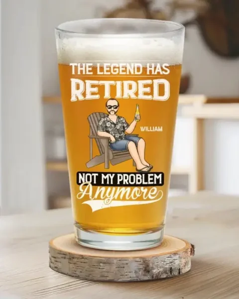 Bespoke The Legend Has Retired - Father's Day, Gift For Dad, Grandpa