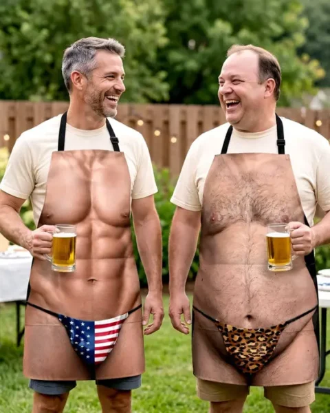 Bespoke Cheeky Patriotic Apron With Pocket - Cooking Is My Cardio
