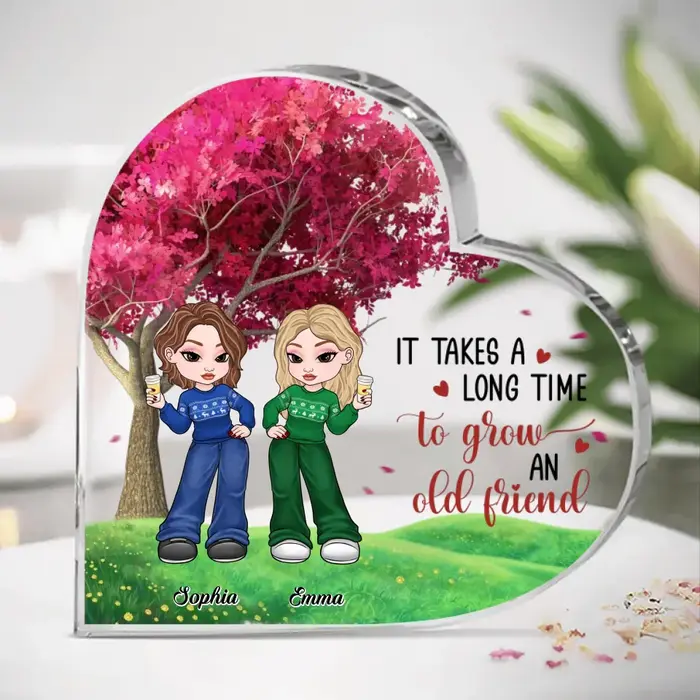 Personalized Love Is Beautiful, Friendship Is Better ~ Christmas Gift For Best Friends, BFF, Sisters - Image 2