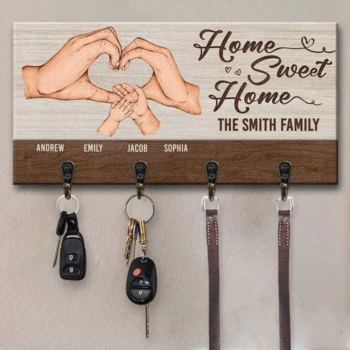 Custom-Made Home Is Where The Love GrowsHouse Warming Gift For Family Members