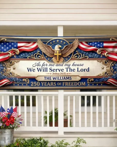 Tailored Polyester Outdoor BannerUnited By Strength And Spirit