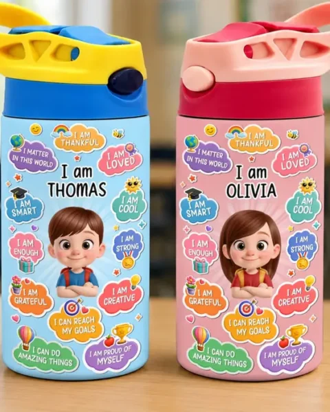 Custom-Made Kids Insulated Water BottleBright Days Ahead