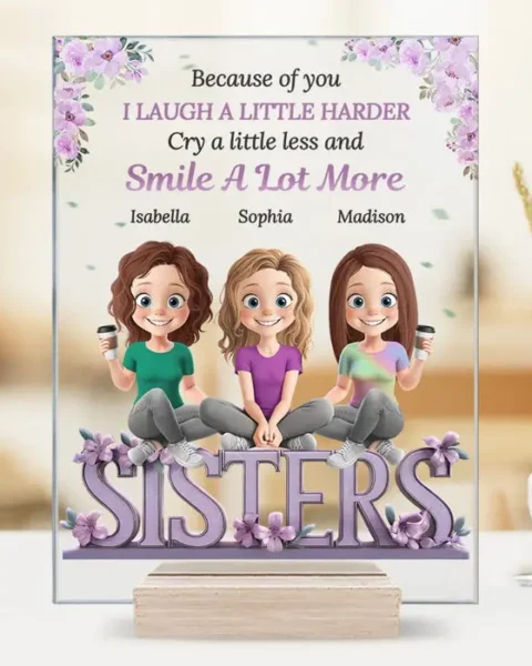 Made-to-Order Life Is Better With A Bestie By Your Side | Gift For Best Friends, BFF, Sisters