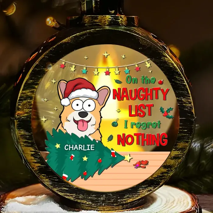 Custom-Made On The Naughty List, I Regret NothingChristmas Gift For Pet Owners, Pet Lovers - Image 2