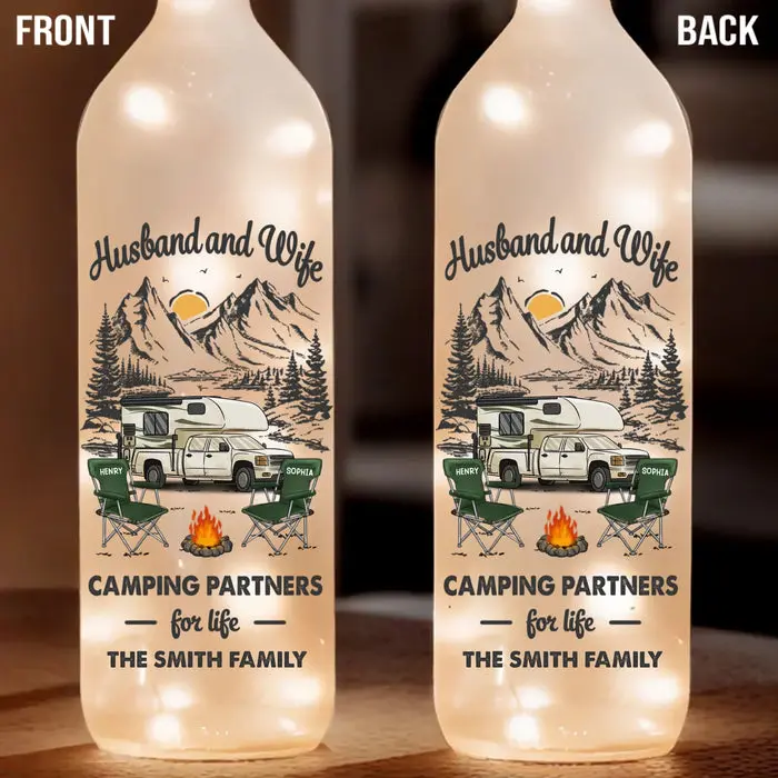 Made-to-Order Campfires And Kisses, Forever And Always ~ Gift For Husband Wife, Camping Lovers - Image 2