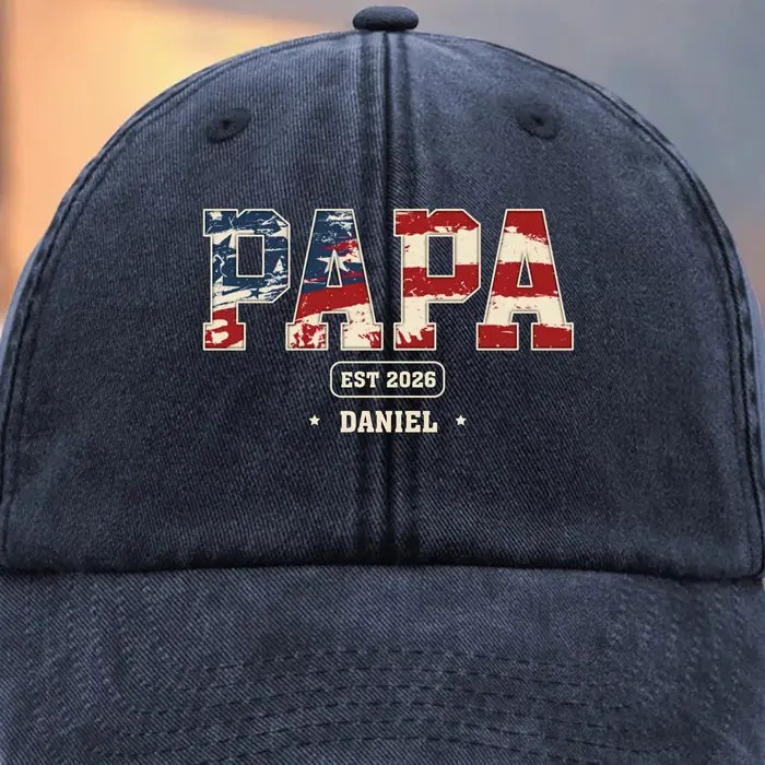 Tailored Vintage Washed Denim Baseball Cap | Still Going Strong - Image 2