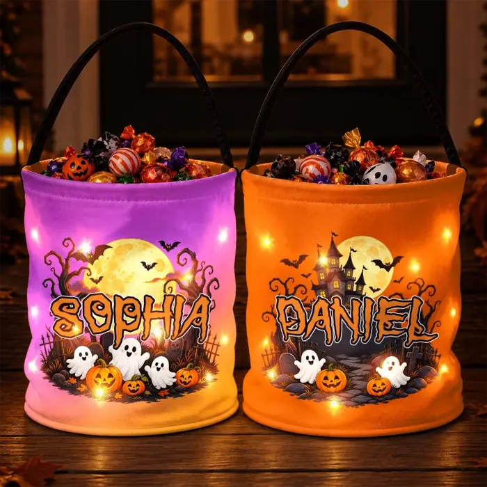 Tailored LED Light Bucket Bag | Ready For Trick Or Treat