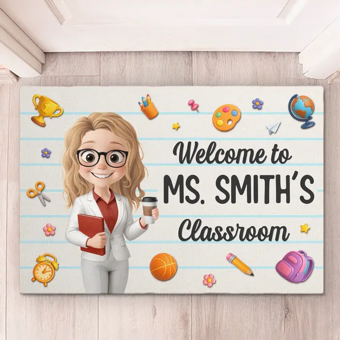 Made-to-Order Home Decor Decorative Mat | Inspiring Minds With Love - Image 2