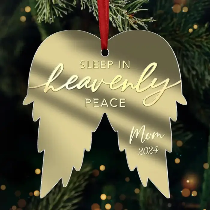 Bespoke Sleep In Heavenly Peace ~ Sympathy Gift, Christmas Gift For Family Members