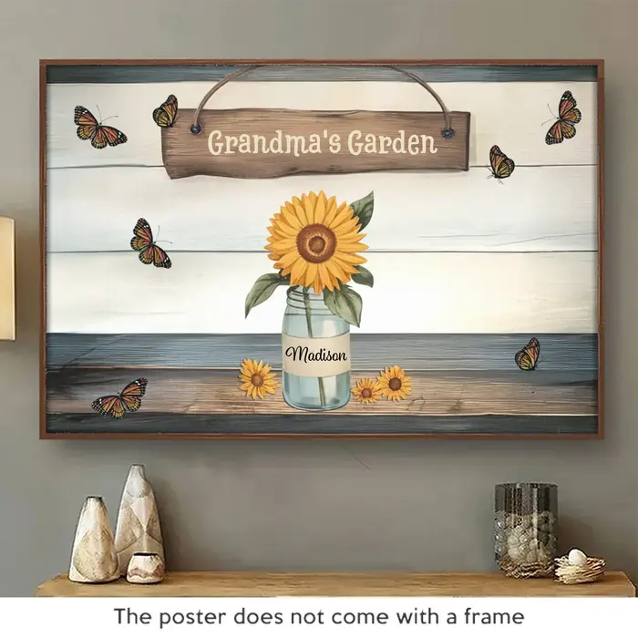 Personalized Happiness Is Blooming In Grandma’s GardenGift For Mom, Grandma - Image 2