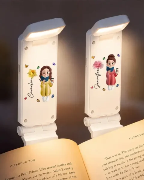 Tailored Clip LED Reading Lamp - Books Are My Happy Place