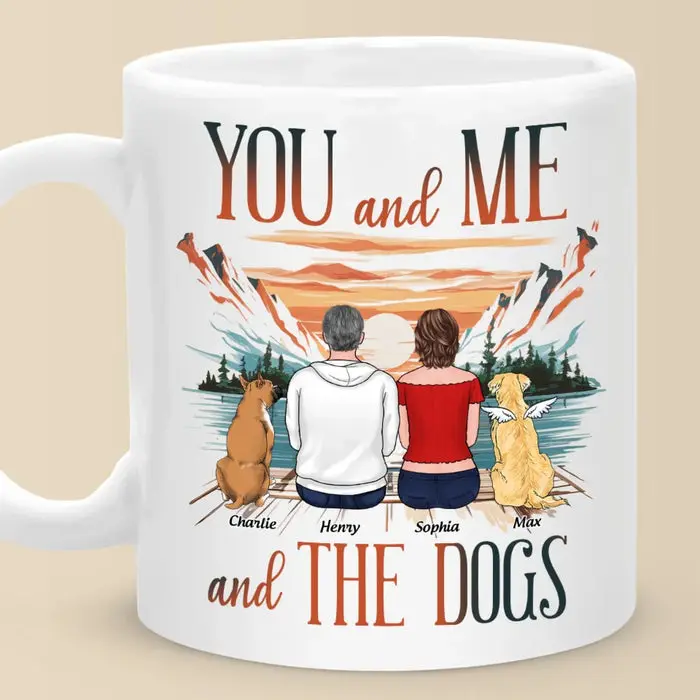 Made-to-Order Just You, Me, And Wagging Tails ~ Gift For Husband Wife, Anniversary, Pet Owners, Pet Lovers
