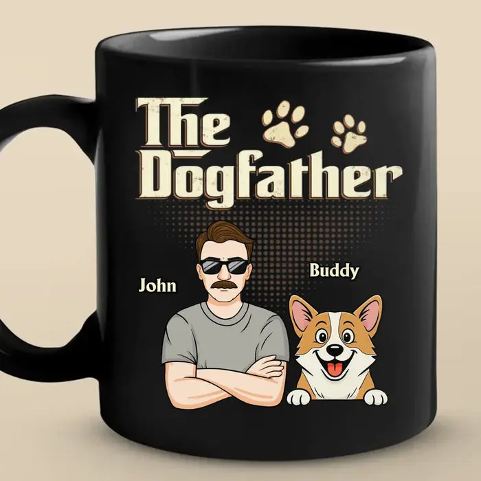 Tailored Black Mug | Ride Or Die, Paws Included - Image 2