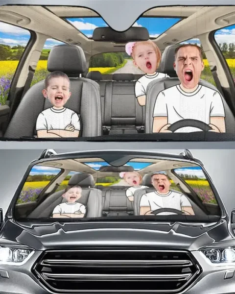 Custom-Made Photo Driving Together, Bonding ForeverGift For Family Members