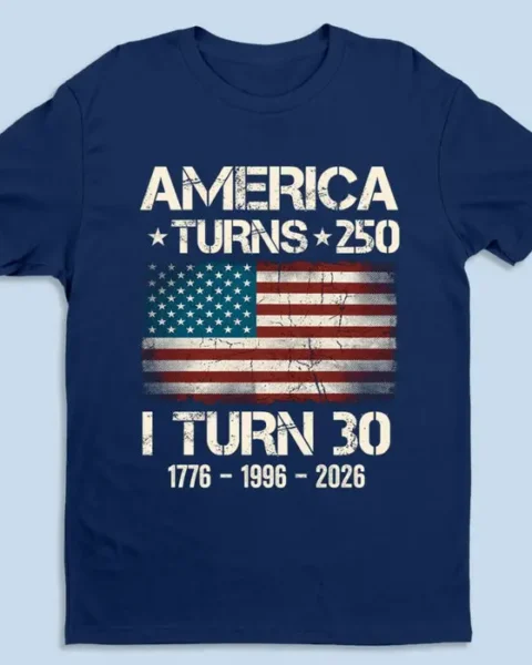 Personalized Unisex T-shirt, Premium T-shirt, Hoodie - Born To Shine In The Land Of The Free