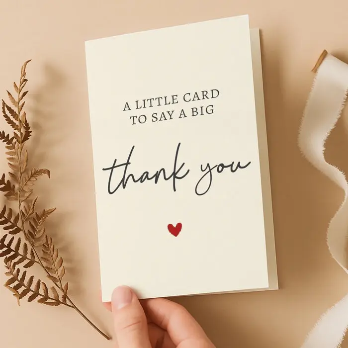 Made-to-Order A Big Thank You
