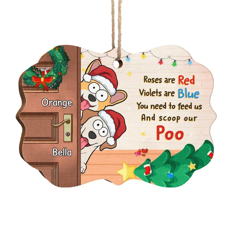 Bespoke Merry Woofmas ~ Wood Benelux Shaped - Christmas Gift For Pet Owners, Pet Lovers - Image 2