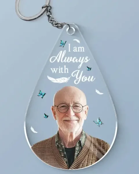 Custom-Made Photo Angel From Above, Watch Over Me With Love - Sympathy Gift For Family Members