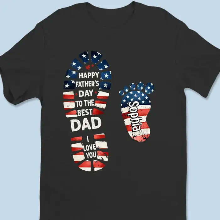 Personalized Happy Father's Day To The Best Papa - 4th Of July, Father's Day, Gift For Dad, Grandpa - Image 2
