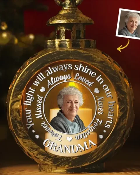 Tailored Photo Your Memory Warms Our Hearts ~ Sympathy Gift, Christmas Gift For Family Members