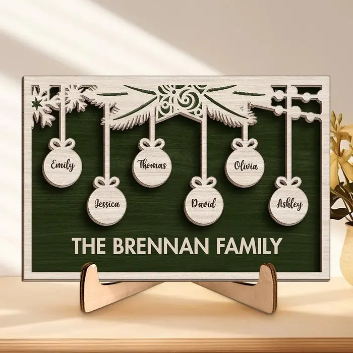 Custom-Made Family Is The Joy Of ChristmasChristmas Gift For Family Members