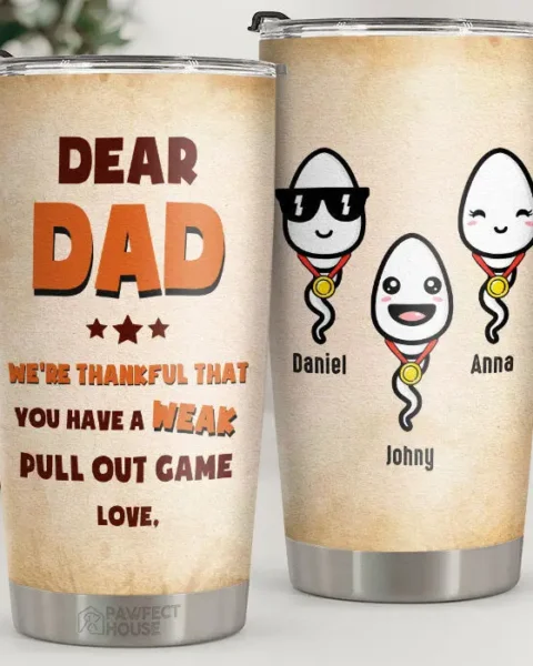 Personalized We're Thankful That You Have A Week Pull Out Game - Gift For Dad