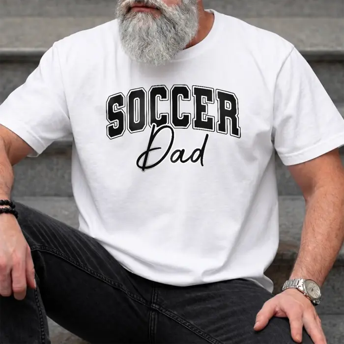 Custom-Made LA 2026 Soccer Dad Unisex T-shirtThe Man Behind Every Win - Image 2