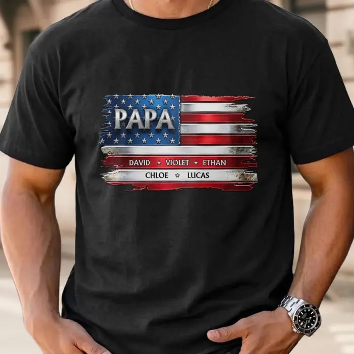Custom-Made Unisex T-shirt, Premium T-shirt, Hoodie ~ Legendary Dad Energy Only