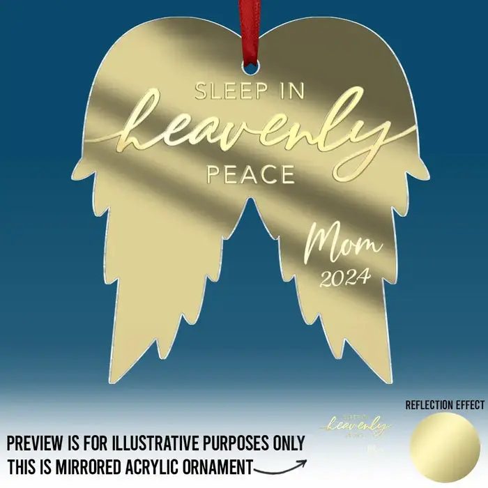Bespoke Sleep In Heavenly Peace ~ Sympathy Gift, Christmas Gift For Family Members - Image 2