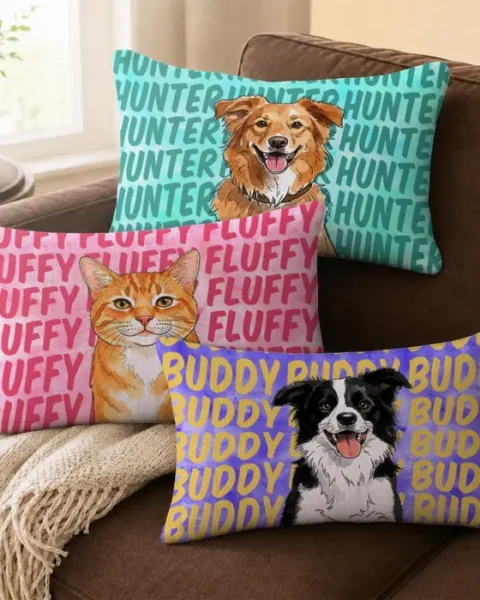 Made-to-Order Photo Woven Pillow | Snuggle With My Favorite
