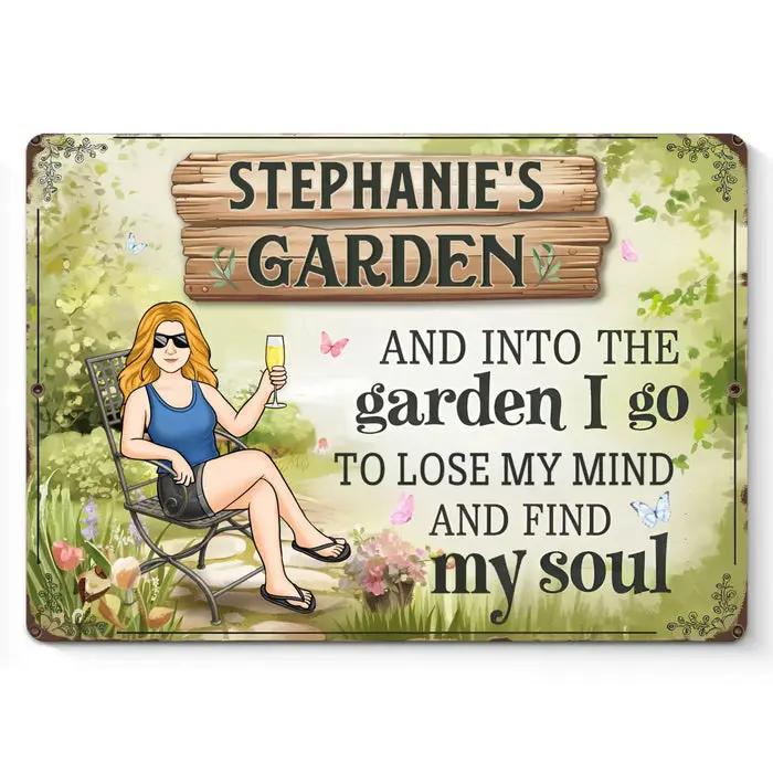 Custom-Made In The Garden, My Mind Rests And My Soul Awakens ~ Gift For Yourself, Best Friends, Siblings, Family Members - Image 2