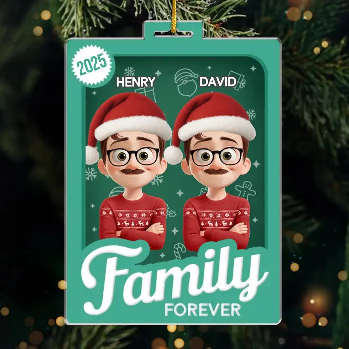 Personalized Toy Box Acrylic Ornament ~ For The People Who Mean Everything - Image 2