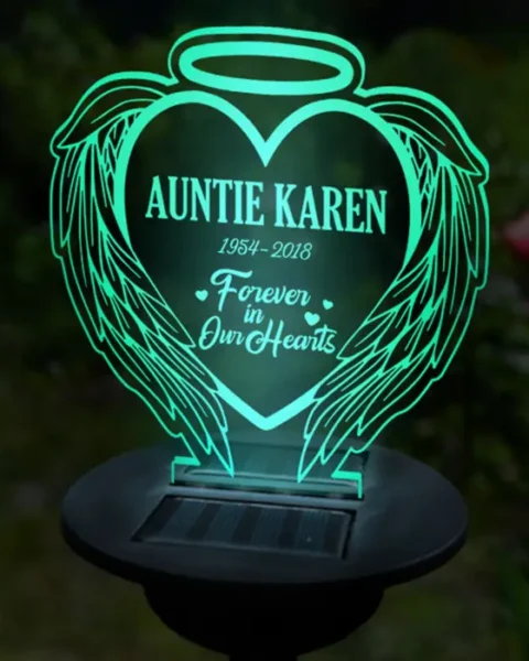 Bespoke Forever In Our Hearts ~ Memorial Gift, Sympathy Gift