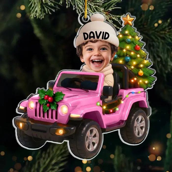 Custom-Made Photo Acrylic Ornament ~ Little Journeys Filled With Wonder - Image 2