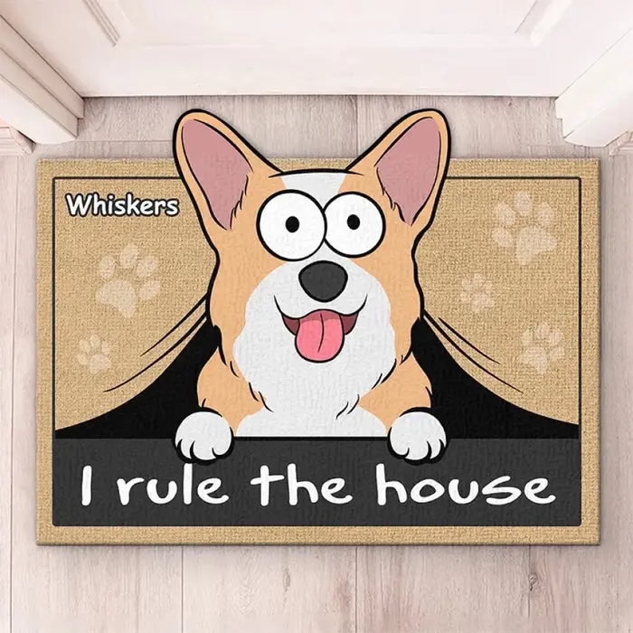 Personalized I Rule The House - House Warming Gift For Pet Owners, Pet Lovers