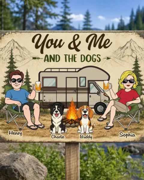 Tailored Home Decor Metal Sign - Woods Wanderers Together Forever