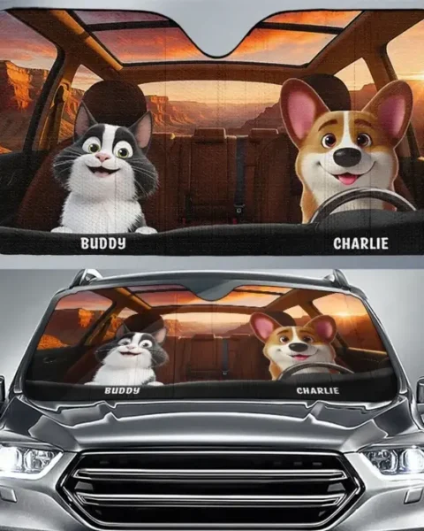 Custom-Made Paws On The Wheel, Tails On The Move - Gift For Pet Owners, Pet Lovers