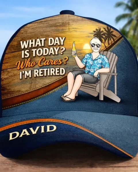 Bespoke Hat, All Over Print Classic Cap ~ Enjoy Every Moment Now