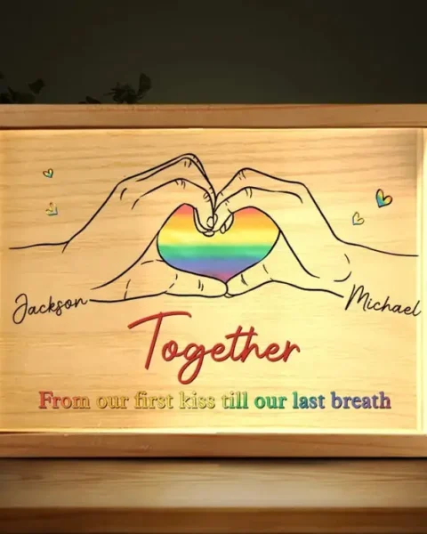 Bespoke I Never Believed In Love At First Sight Until I Met You ~ Gift For Husband Wife, Anniversary, LGBTQ+