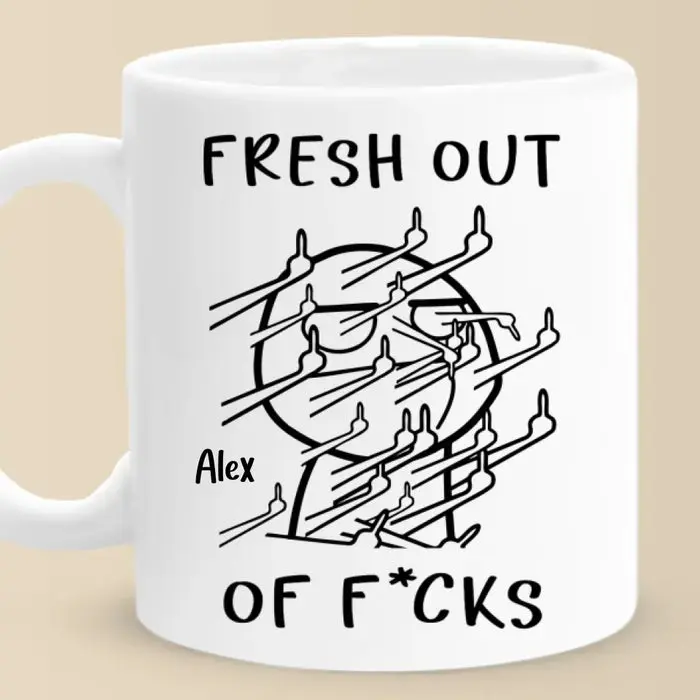 Made-to-Order Fresh Out Of Cares And Still Slaying The Day - Christmas Gift, Birthday Gift For Best Friends, Family Members, Coworkers, Yourself - Image 2