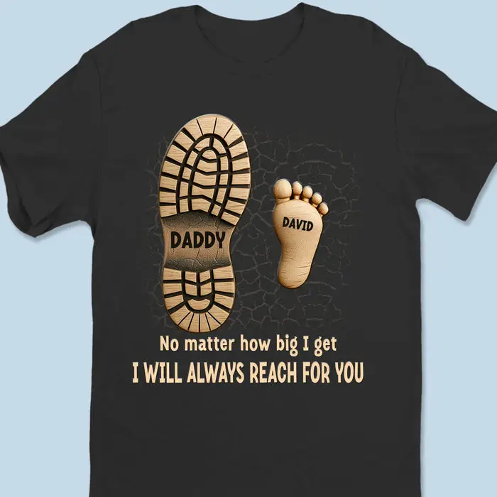 Personalized Following In Your FootstepsFather's Day, Gift For Dad, Grandpa - Image 2