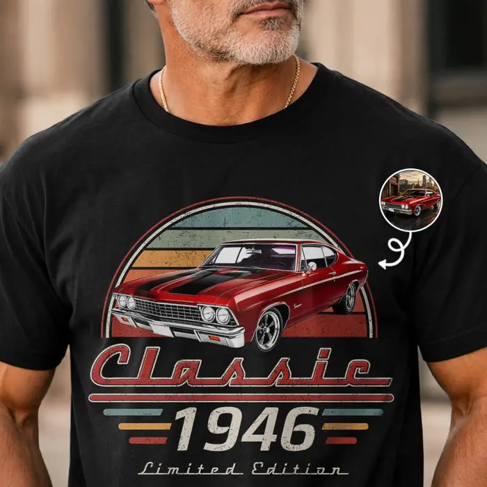 Custom-Made Photo T-shirt, Hoodie ~ Garage Time Is Dad Time