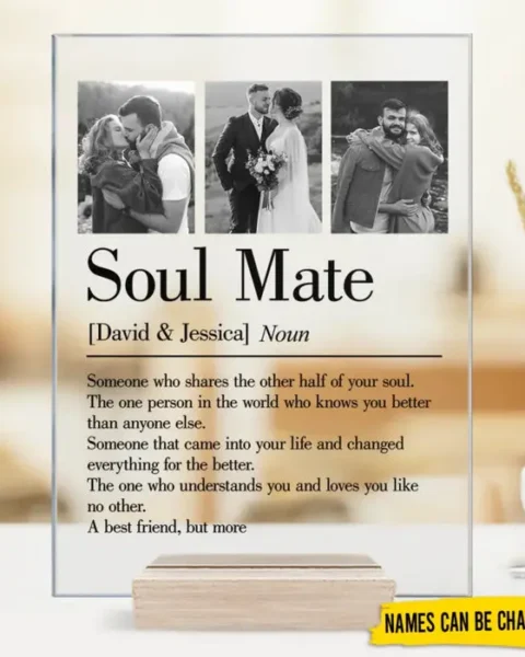Custom-Made Photo My Soul Found Its Match ~ Gift For Husband Wife, Anniversary